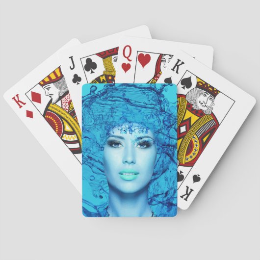Jeu De Cartes Blue Mermaid (dos)