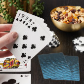 Jeu De Cartes Blue, modern, retro, cool, trendy dot pattern (In Situ)