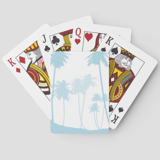 Jeu De Cartes Blue Palm (dos)