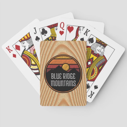 Jeu De Cartes Blue Ridge Mountains (dos)