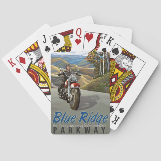 Jeu De Cartes "Blue Ridge Mountains " (dos)
