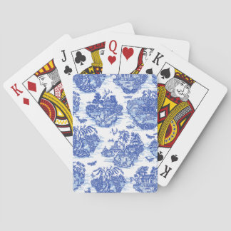 Jeu De Cartes Blue Willow Animal Rabbit Renard Renard Oiseau Toi