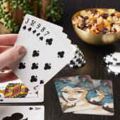Jeu De Cartes Blue Woman (In Situ)