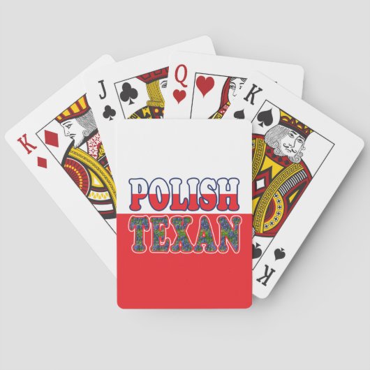 Jeu De Cartes Bluebonnets texans polonais (dos)