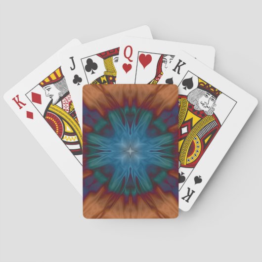 Jeu De Cartes Blues de cuivre (dos)