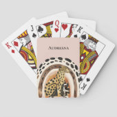 Jeu De Cartes Blush Gold Leopard (dos)