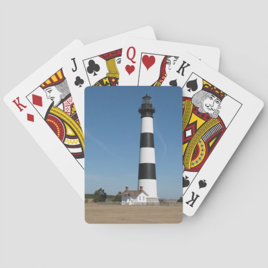 Jeu De Cartes Bodie Island Lighthouse Outer Banks NC Cartes (dos)