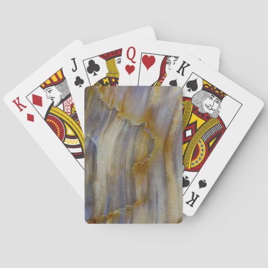 Jeu De Cartes Bois tourbillon ondulé (dos)