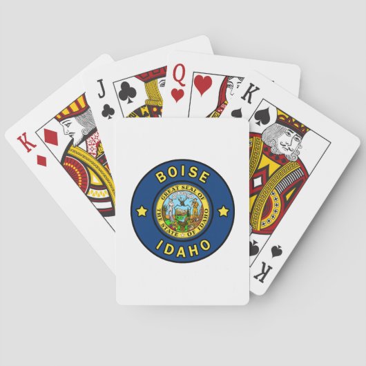 Jeu De Cartes Boise Idaho (dos)