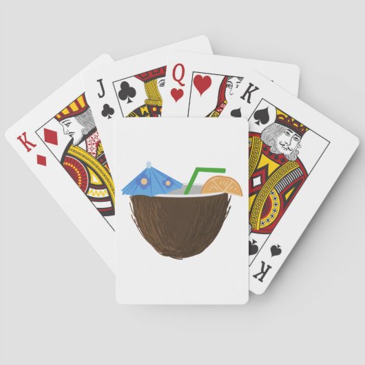 Jeu De Cartes Boisson de noix de coco (dos)