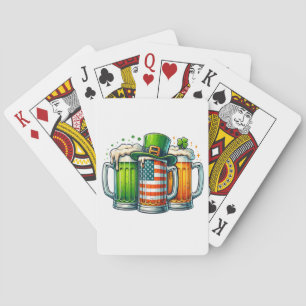Jeu De Cartes Boisson Irlandaise Irlande Fête de la Saint-Patric