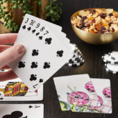 Jeu De Cartes boissons de lime de bleuets (In Situ)