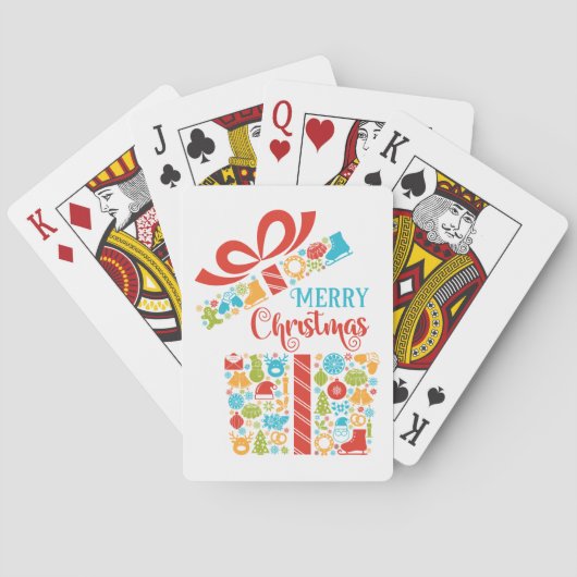 Jeu De Cartes Boîte surprise de Noël (dos)