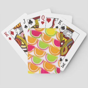 Jeu De Cartes Bonbon de gelée différente colorée