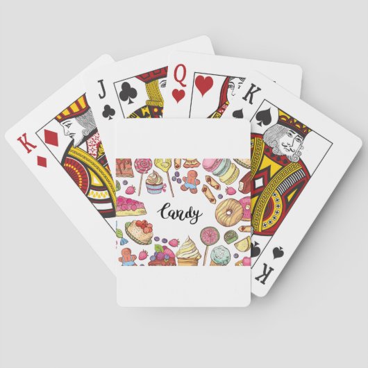 Jeu De Cartes Bonbons assortis (dos)