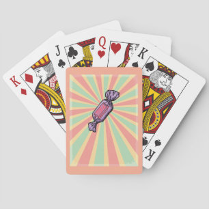Jeu De Cartes Bonbons Emballés Art Pop Vintage