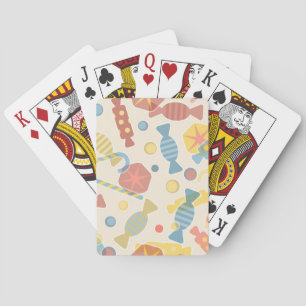Jeu De Cartes Bonbons et motif de sucrerie