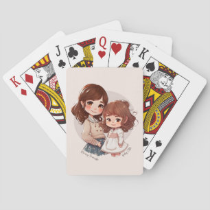 Jeu De Cartes Bond adorable maman et fille (4)