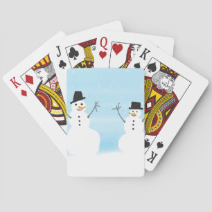 Jeu De Cartes Bonhommes de neige heureux