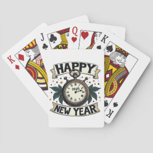 Jeu De Cartes Bonne année 2025 Fête du Nouvel An