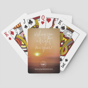 Jeu De Cartes Bonne année Photo personnalisée