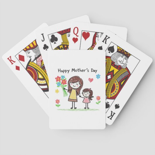 Jeu De Cartes Bonne fête des mères (dos)