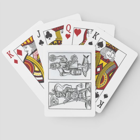 Jeu De Cartes Bonne) identification de Hermensul ou d'Irmensul (dos)