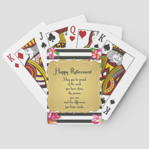 Jeu De Cartes Bonne offre de retraite Farewell Cadeau