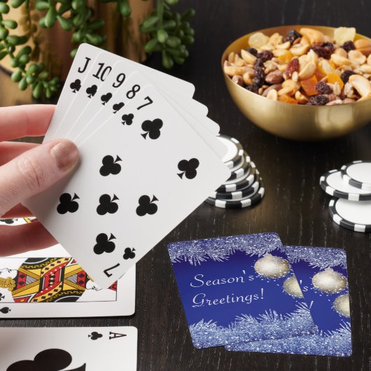 Jeu De Cartes Bonnes Fêtes Noël Parties scintillant Noël (In Situ)