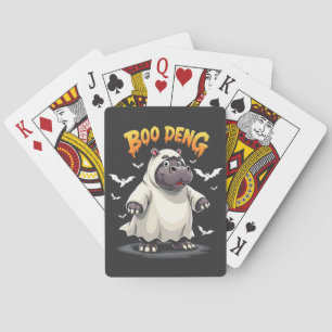 Jeu De Cartes Boo Deng Ghost Baby Pygmy Hippo Moo Deng Halloween