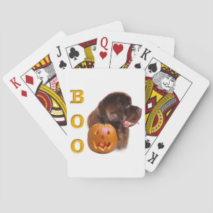 Jeu De Cartes BOO Halloween Brown de Terre-Neuve