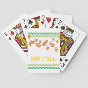 Jeu De Cartes BOO Y'ALL Fall quitte Famille Halloween Jeu Fun