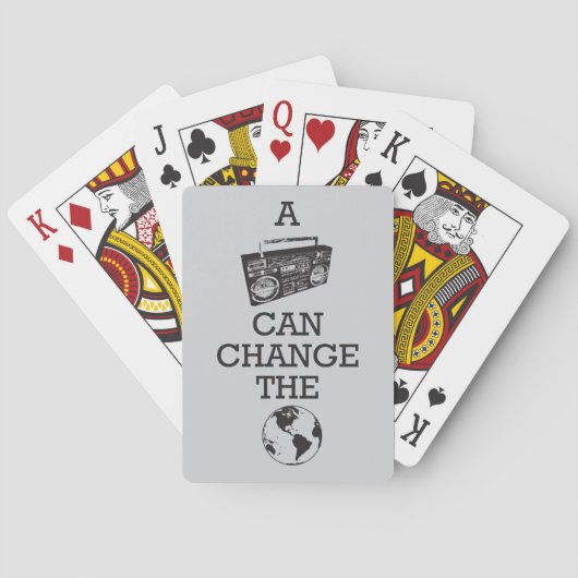 Jeu De Cartes Boombox Can Change the World (dos)
