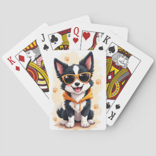 Jeu De Cartes Border Collie Kawaii Chien Drôle