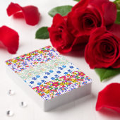 Jeu De Cartes Bordures florales vieilles et inclinées (Insitu (Valentin))