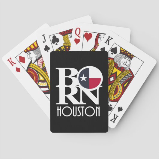 Jeu De Cartes BORN Houston Texas (dos)
