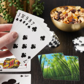 Jeu De Cartes Bosquets de bambou vert (In Situ)