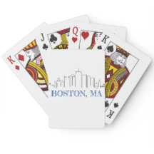 Boston, Massachusetts Jouer aux cartes