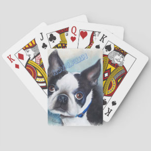 JEU DE CARTES BOSTON NOIR ET BLANC TERRIER