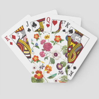 Jeu De Cartes Botanique Aquarelle Beau