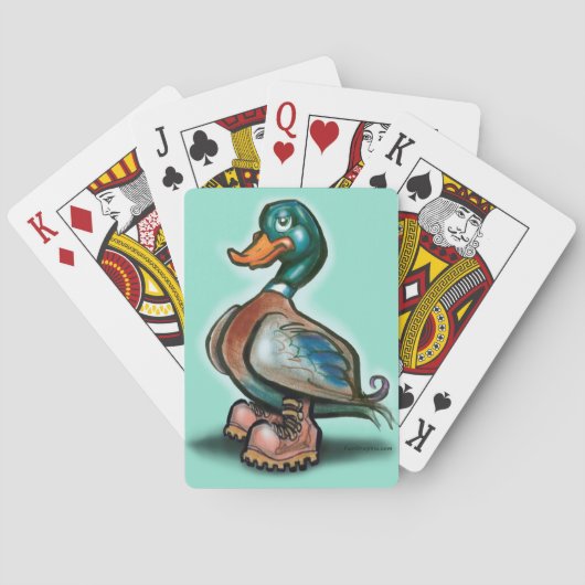 Jeu De Cartes Bottes de canard au travail (dos)
