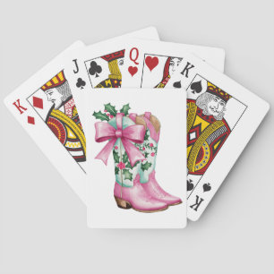 Jeu De Cartes Bottes Holly Jolly Cowboy Jouer aux cartes