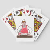 Jeu De Cartes Boucher Jouer aux cartes (dos)