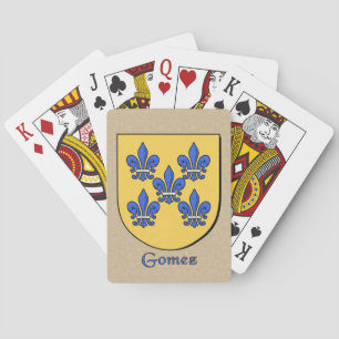 Jeu De Cartes Bouclier héraldique de Gomez