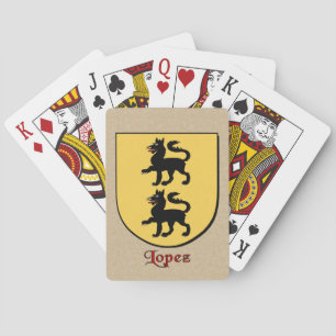 Jeu De Cartes Bouclier héraldique de Lopez
