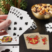 Jeu De Cartes Bouclier héraldique de Perez avec manège (In Situ)