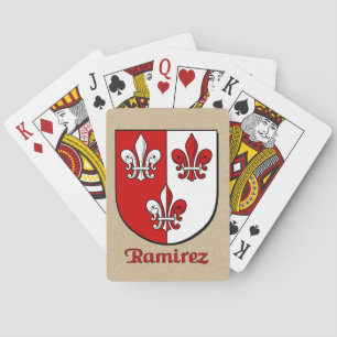 Jeu De Cartes Bouclier héraldique de Ramirez