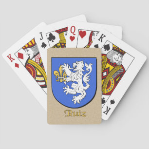 Jeu De Cartes Bouclier héraldique Ruiz