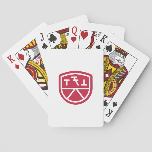Jeu De Cartes Bouclier Phi Sigma Kappa (dos)