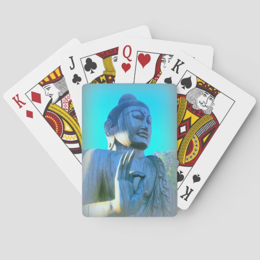 Jeu De Cartes bouddha bleu (dos)